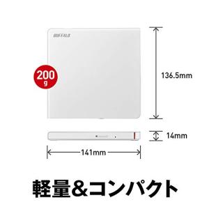 BUFFALO ポータブルDVD/CDドライブ...の詳細画像2