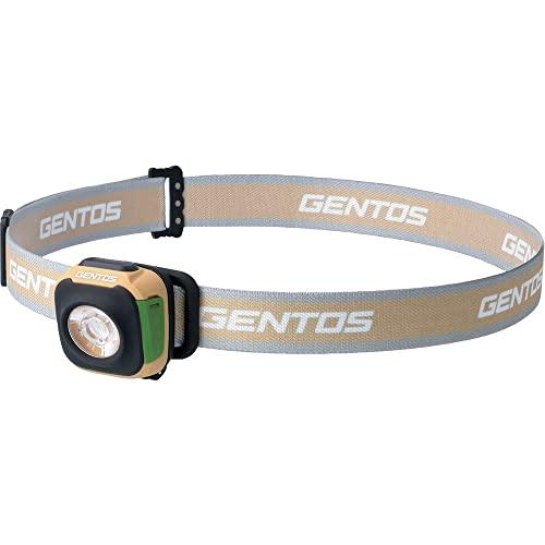 GENTOS(ジェントス) LED ヘッドライト USB充電式(充電池内蔵) 260ルーメン 防水 ...