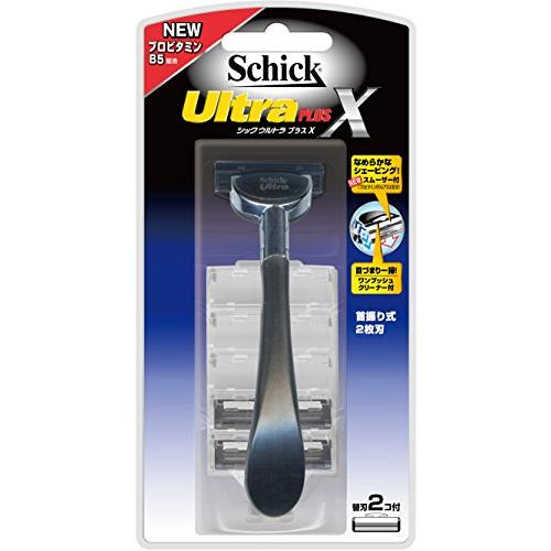 Schick(シック) シック Schick ウルトラ プラスX ホルダー 2枚刃 替刃2コ付 替刃...