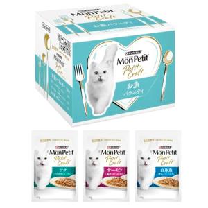 ネット限定】モンプチ プチクラフト パウチ お魚お肉バラエティ 24袋