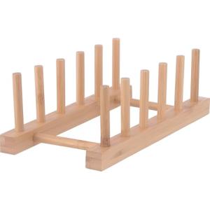 不二貿易 かさばらないディッシュスタンド 組み立て式 幅11.5×奥行22×高さ7.5cm ナチュラル 32909