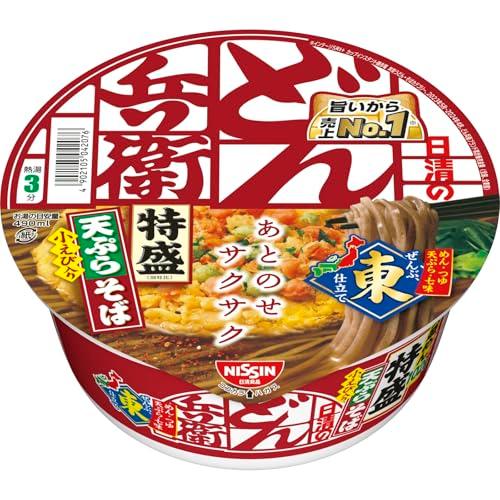 どん兵衛 特盛天ぷらそば (東) 日清食品 カップ麺 143g×12個