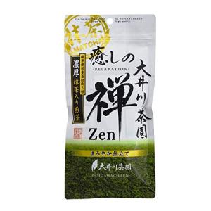 大井川茶園 癒しの禅 濃厚抹茶入り煎茶 100g ×2袋 リーフ｜otogizakka