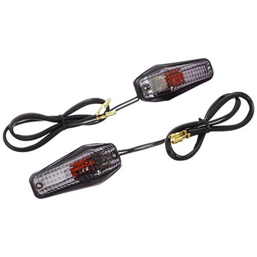 ポッシュ(POSH) バイク用品 エアロシャープミニウインカー 12V15W スモークレンズ 090...