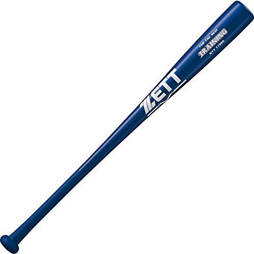 ZETT(ゼット) 野球 トレーニングバット 木製(合竹) 短尺 80cm 800g平均 ブルー(2...
