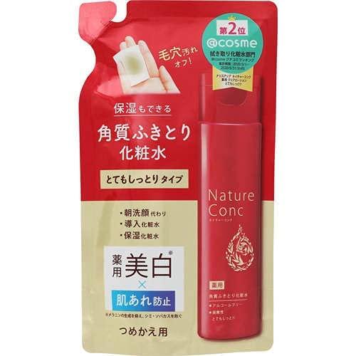 ネイチャーコンク 薬用クリアローション とてもしっとり 化粧水 詰替え用 180ミリリットル (x ...