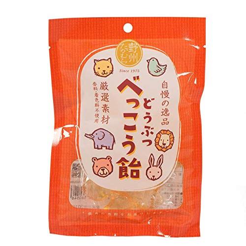 野州たかむら どうぶつべっこう飴 65g×6個