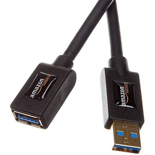 ベーシック USB3.0延長ケーブル プリンター用 1.0m (タイプAオス - タイプAメス)