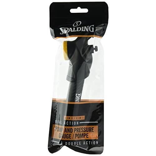SPALDING(スポルディング) バスケットボール 空気圧計付キデュアルアクションポンプ 5.5イ...