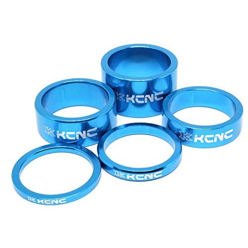 ケーシーエヌシー(KCNC) 自転車 軽量 ヘッド スペーサーセット ブルー 3/5/10/14/2...