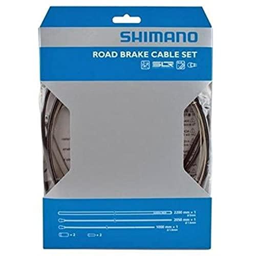 シマノ(SHIMANO) リペアパーツ ブレーキケーブルセット ステンレス ROAD ブラック Y8...