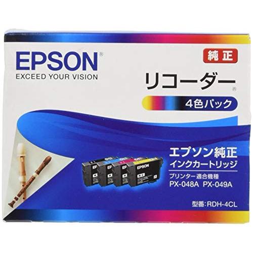 エプソン 純正 インクカートリッジ リコーダー RDH-4CL 4色パック