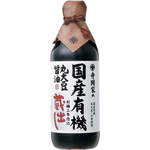 寺岡有機醸造 寺岡家の国産有機丸大豆醤油蔵出し 500ml