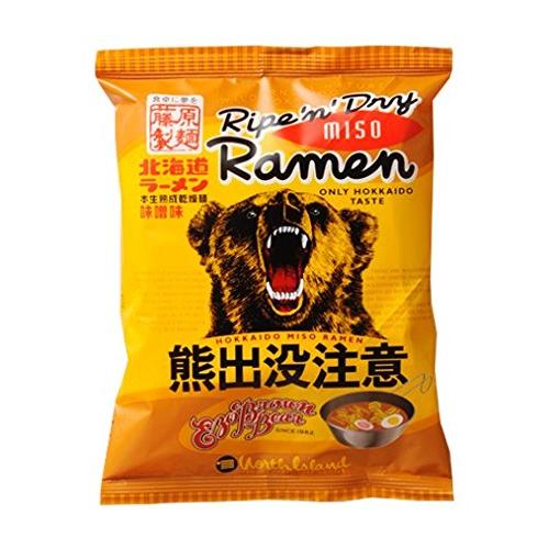 藤原製麺 熊出没注意 味噌ラーメン 114g×10袋