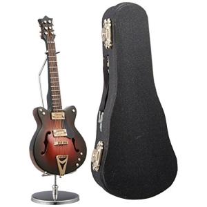 ミニチュア楽器 エレキギター GE34 全長約15cm BK SUNRISE SOUND HOUSE