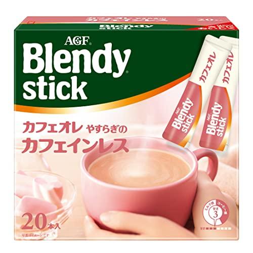 AGF ブレンディ スティック カフェオレ やすらぎのカフェインレス 20本 【 カフェインレスコー...