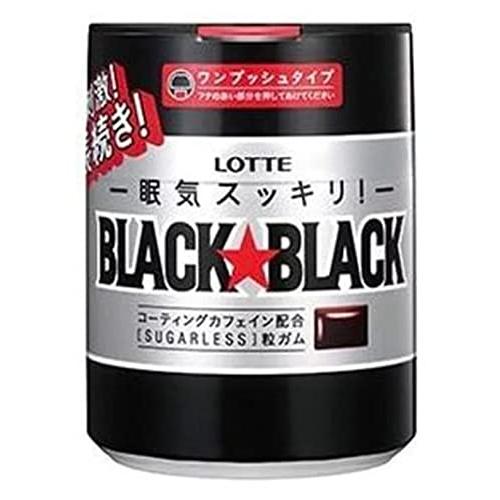 ロッテ ブラックブラック 粒 ワンプッシュボトル 140g×6個入