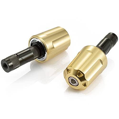 デイトナ バイク用 バーエンド アルミビレット 汎用(ハンドル内径φ17-19) スズキ ヘビーウェ...