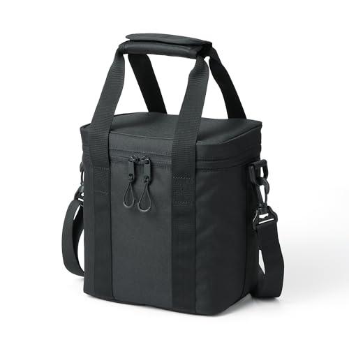 MUJI 無印良品 保冷バッグ 黒 Mサイズ 22×20×15cm 84383144