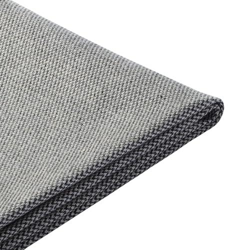 無印良品 リビングでもダイニングでもつかえるベンチ2用カバー 綿麻バスケット織 チャコール KB49...