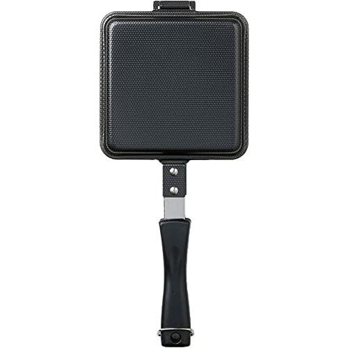 【日本製】下村企販 ホットサンドメーカー トースターパン アウトドア 鉄 IH対応 耳も焼ける 34...