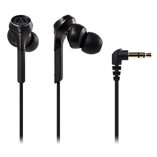 audio-technica SOLID BASS カナル型イヤホン 重低音 ハイレゾ音源対応 ブラ...
