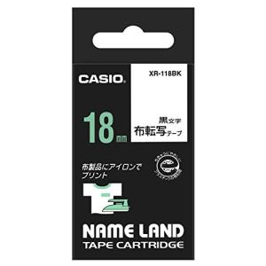 (まとめ) カシオ NAME LANDキレイにはがせて下地がかくせる強粘着テープ 12mm×8m 白/黒文字 XR-12GCWE 1個 【×10セット】 送料無料 CASIO（カシオ） NAME LAND キレイにはがせて下地がかくせる強