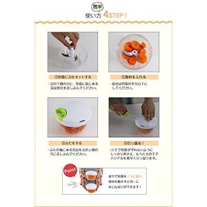 K&A みじん切り器 ふたも洗える ぶ...の詳細画像1
