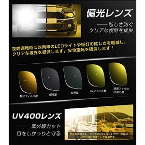 TINHAO 夜間サングラス 夜間運転用サング...の詳細画像2