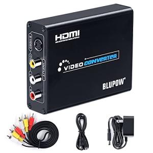 BLUPOW コンポジット/S端子 to HDMI 変換器 1080P対応 Composite 3RCA AV/S-Video to HDMI｜雑貨屋MelloMellow