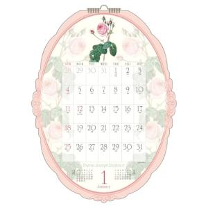 2026年カレンダー ルドゥーテ(オーバル壁掛...の詳細画像1