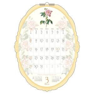 2026年カレンダー ルドゥーテ(オーバル壁掛...の詳細画像3