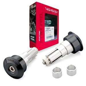 デイトナ HIGHSIDER バーエンドミラー アダプター付 左右 ハイサイダー デイトナ HIGHSIDER (ハイサイダー) バイク用 バーエンドミラー