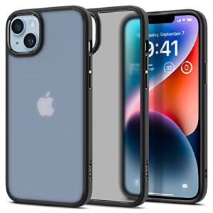 Spigen iPhone14ケース 半透明 マット感 衝撃吸収 耐衝撃 ストラップホール付き 指紋防止 黄変なし 画面保護 レンズ保護 TPU｜otogizakka