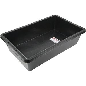 【DIY】底上げトロ船 赤長 DIYトロ舟 ブラック 60L ( 1個入 )/ 左官 メダカ カメ 水遊び