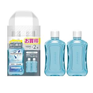 モンダミン スパイシーミント マウスウォッシュ 洗口液 1000mL×2本 強
