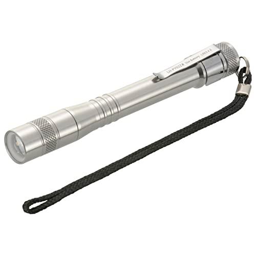オーム電機 懐中電灯 防水 LEDペンライト フォーカス付 200ルーメン LH-PY02Z-S2 ...