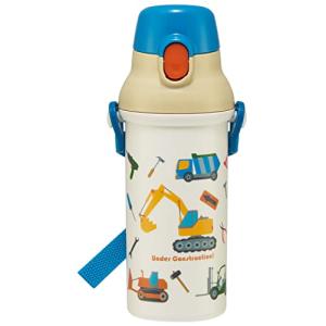スケーター 子供用 プラスチック 水筒 480ml 抗菌 はたらくクルマ 日本製 PSB5SANAG-A