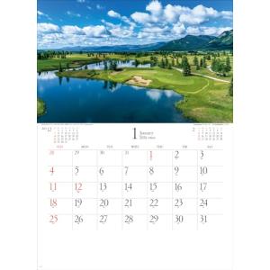 2026年壁掛カレンダー 世界のゴルフコースの買取情報