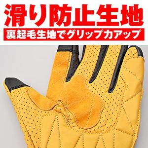 デイトナ バイク用 グローブ 本革(牛革) 春...の詳細画像4