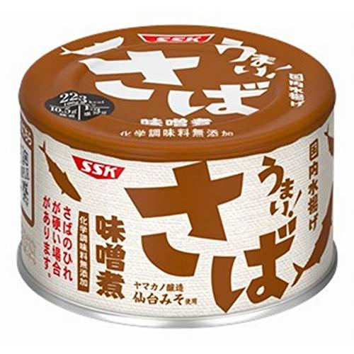 SSKセールス うまい さば味噌煮 150g×6個