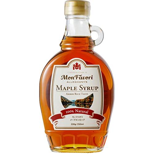 モンファボリ メープルシロップ 330g 瓶 [ カナダ産 グレードA アンバーリッチテイスト ]