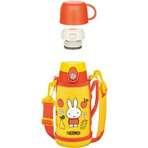 サーモス 水筒 真空断熱2ウェイボトル 0.6L/0.64L ミッフィー イエロー