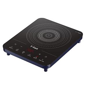 ティファール 卓上IH調理器 IHコンロ 1400W タッチパネル 6つの調理プログラム 「フルフラットIH ドレスブルー」 IHクッキングヒー