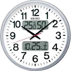 SEIKO（セイコー） 掛け時計 壁掛け GP219W 教室の時計 衛星電波時計