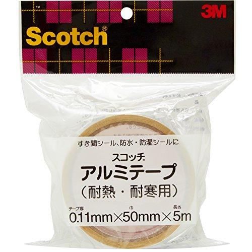 3M アルミテープ 耐熱 耐寒用 50mm×5m KAL-50 スコッチ