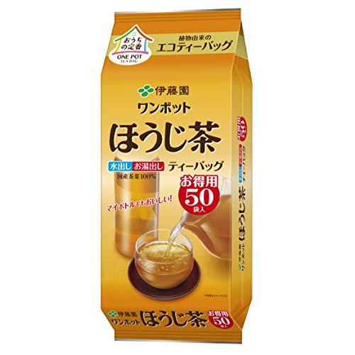 伊藤園 ワンポット ほうじ茶 エコティーバッグ 3.5g×50袋 ×4個