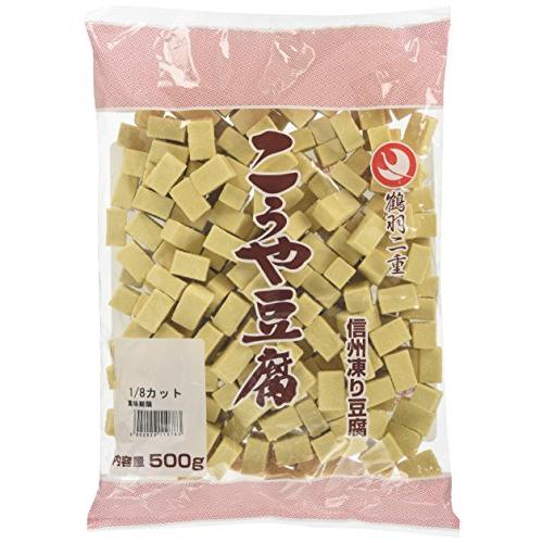 登喜和冷凍食品 鶴羽二重高野豆腐1/8四角カット 500g