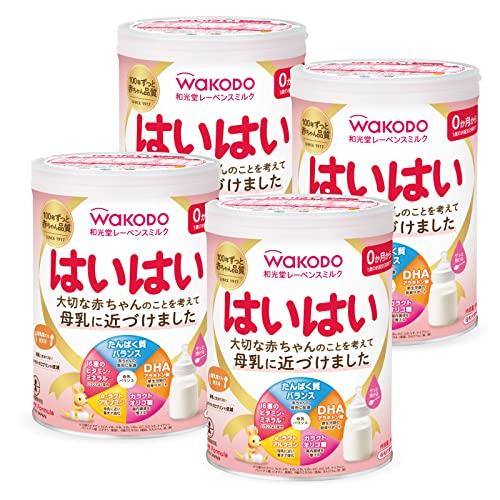 和光堂 レーベンスミルク はいはい 810g×4缶 粉ミルク [0ヶ月から1歳頃] ベビーミルク D...