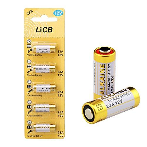 LiCB 5本セット 23A 12V アルカリ電池【MS21、23AE、23A、A23、V23GA、...